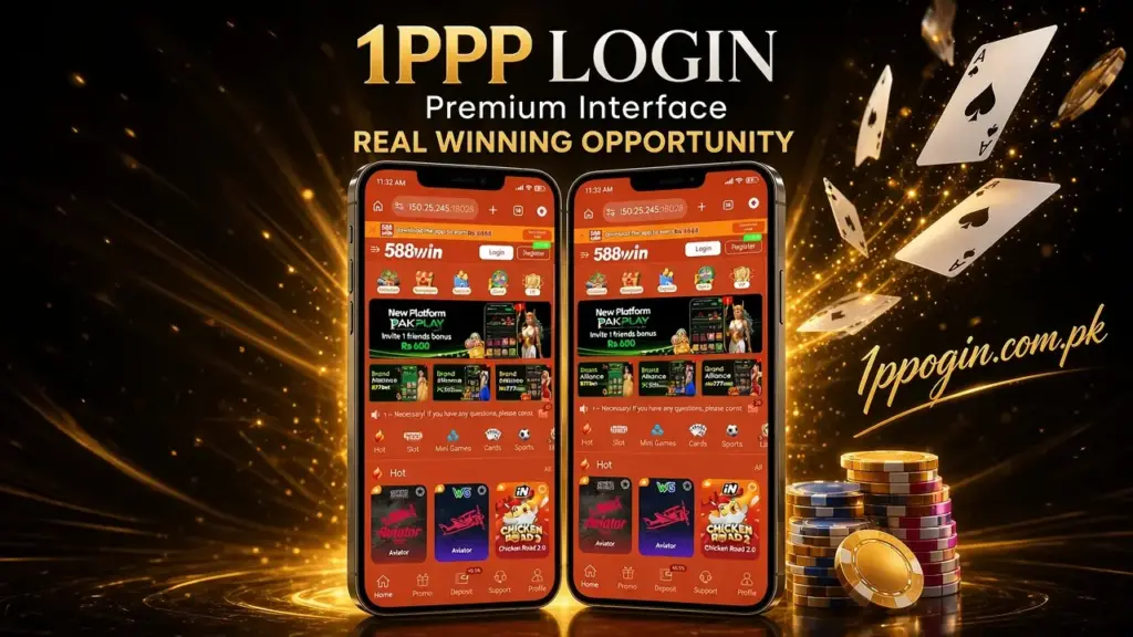 Home screen of the 588Win earning app